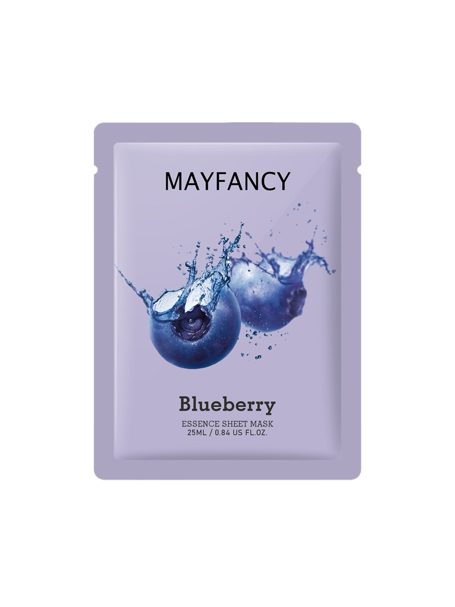 MAYFANCY แผ่นมาส์กหน้าบลูเบอร์รี่