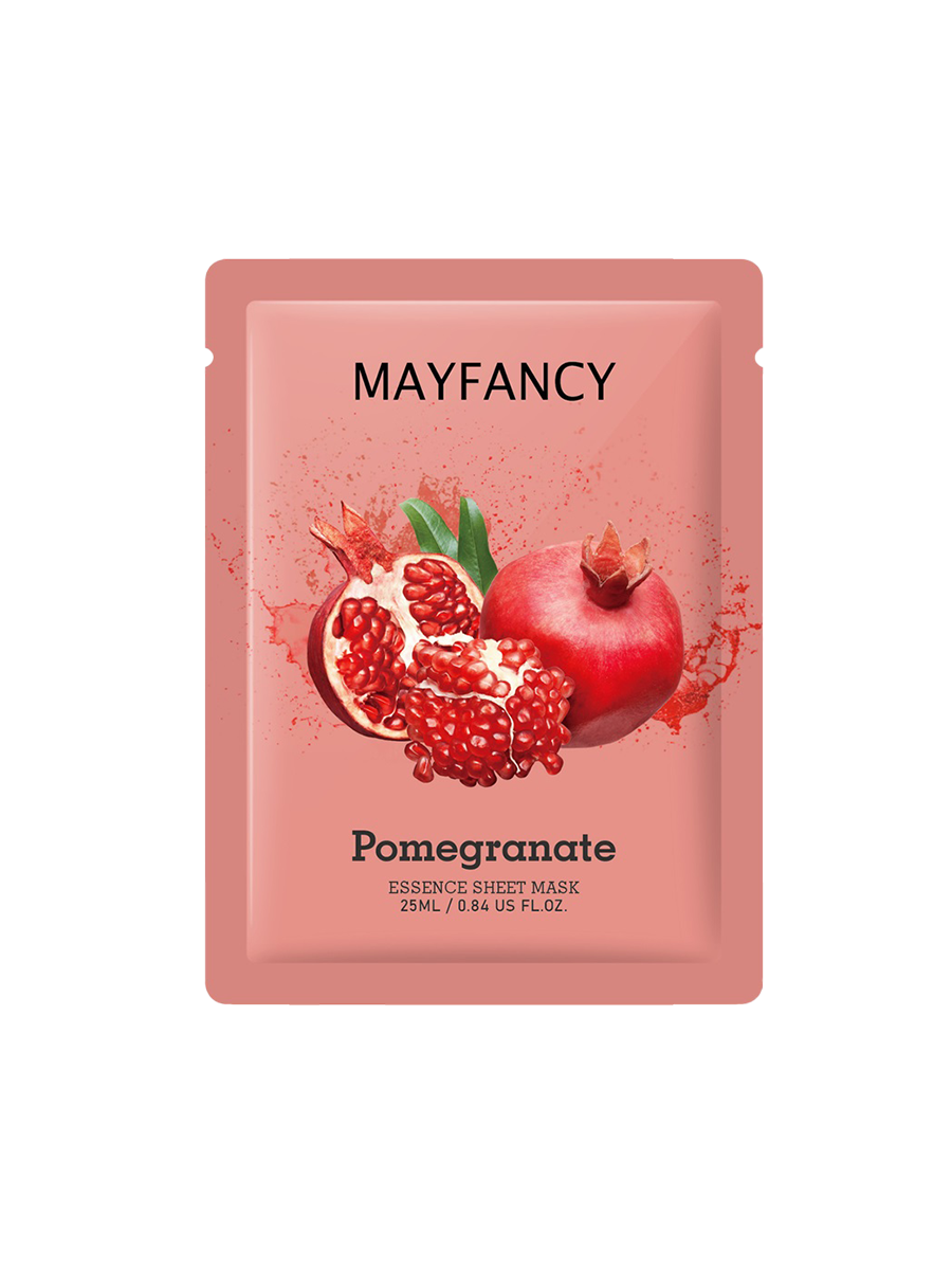 MAYFANCY Hydrating Pomegranate Fruit Beauty แผ่นมาส์กหน้า